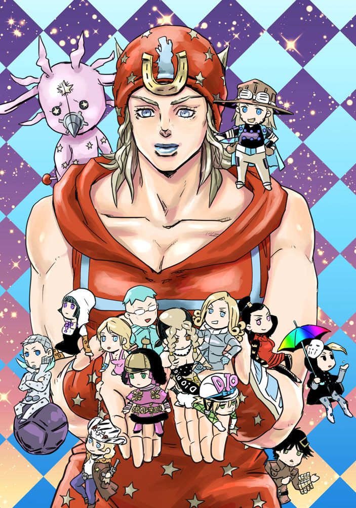 aqua_hair, bad_id, bad_pixiv_id, bandaid, bandaid_on_face, black_hair, blackmore, blonde_hair