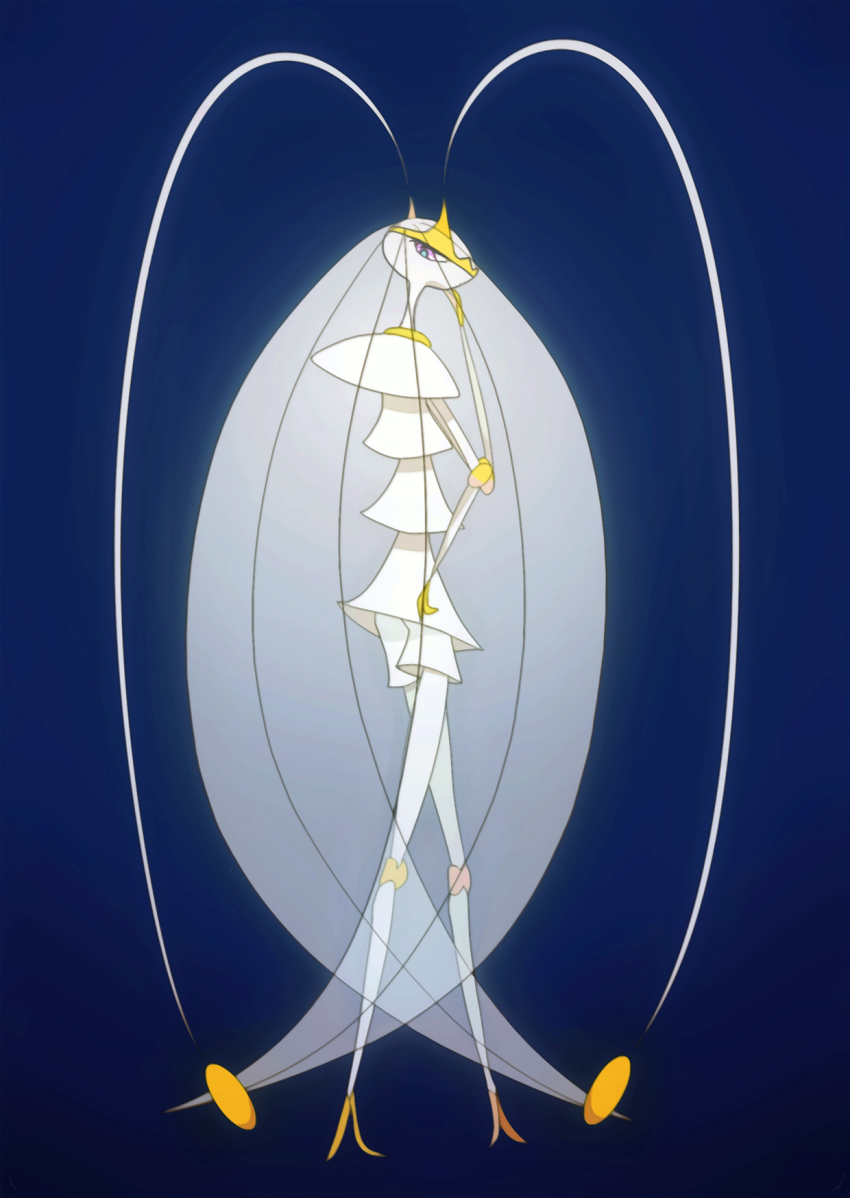 10s, antennae, arthropod_girl, gen_7_pokemon, hand_on_own_hip, highres, insect_wings, legendary_pokemon