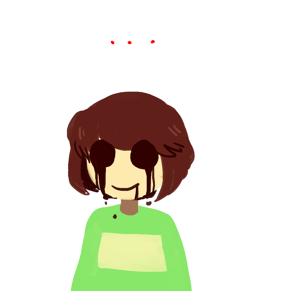 ..., androgynous, blood, blood_from_mouth, bloody_tears, brown_hair, chara_(undertale), chibi