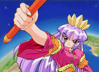 1girl, earth_(planet), long_hair, lowres, planet, puchi_carat, sapphire_corundum, space