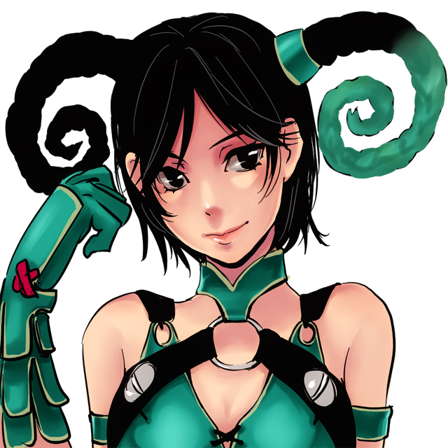 animification, black_eyes, black_hair, braid, gloves, juuken_sentai_gekiranger, mele, tokusatsu