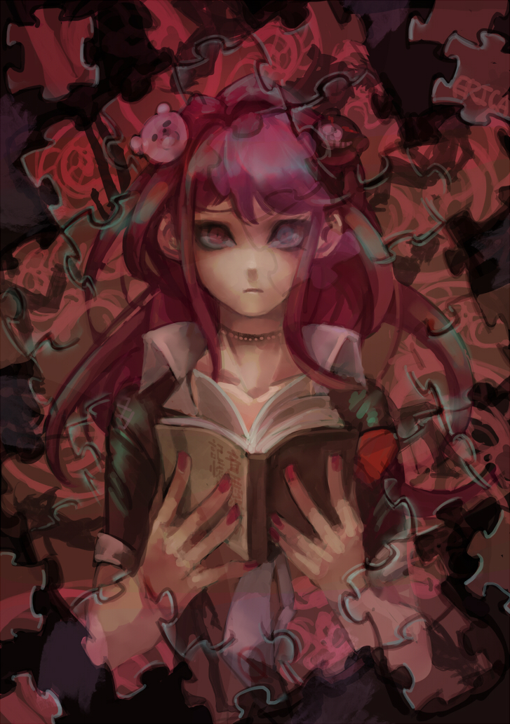 10s, 1girl, blue_eyes, danganronpa, danganronpa/zero, danganronpa_(series), erica_(shyokoee), female_focus