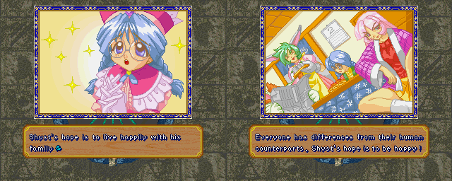 3girls, by_(puchi_carat), family, father_and_child, father_and_daughter, glasses, gloves, husband_and_wife