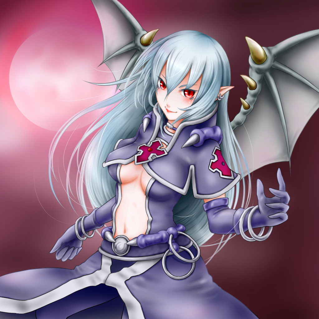 1girl, bracelet, duel_monster, female_focus, jewelry, long_hair, looking_at_viewer, monster_girl