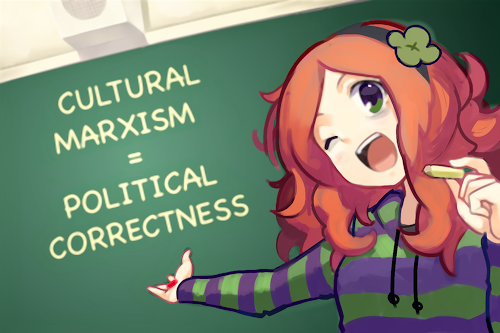 1girl, 4chan, ;o, chalk, chalkboard, chalkboard_writing, classroom, clover_hair_ornament, communism, dutch_angle, facing_viewer, female_focus, green_eyes, hair_ornament, hood, hoodie, looking_at_viewer, lowres, one_eye_closed, open_mouth, orange_hair, parted_bangs, pill, red_pill, smile, solo, striped_clothes, striped_hoodie, teeth, text_focus, truth, upper_body, vivian_james, wink