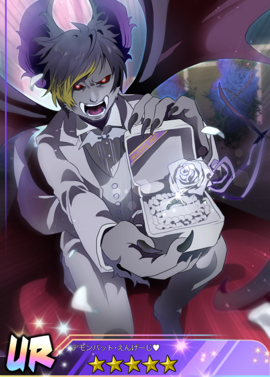 10s, 1boy, animal_ears, bat_ears, bat_wings, black_hair, bow, bowtie