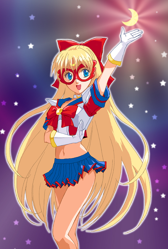 1990s_(style), 1girl, aino_minako, bishoujo_senshi_sailor_moon, blonde_hair, blue_eyes, blue_sailor_collar, bow