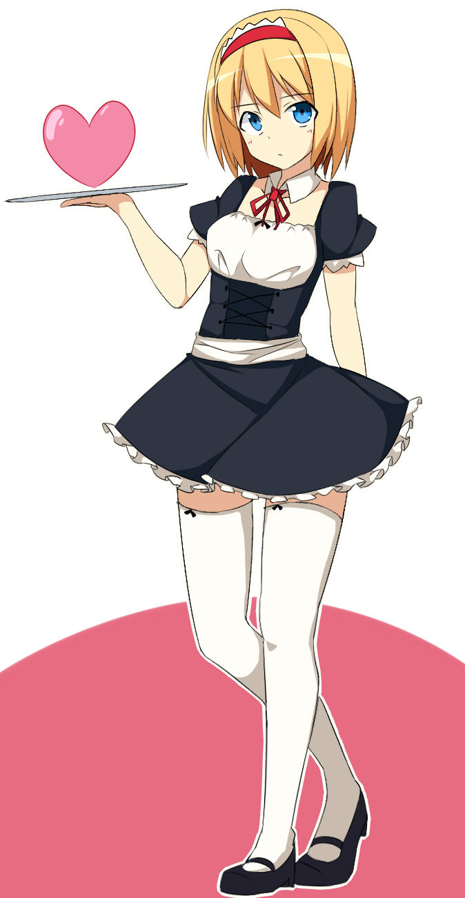 1girl, alice_margatroid, alternate_costume, bad_id, bad_pixiv_id, black_shoes, blonde_hair, blue_eyes