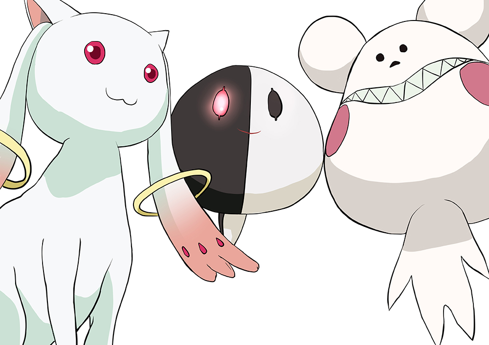 10s, :3, bokurano, crossover, fav_(mahoiku), finfia, heterochromia, koyemshi