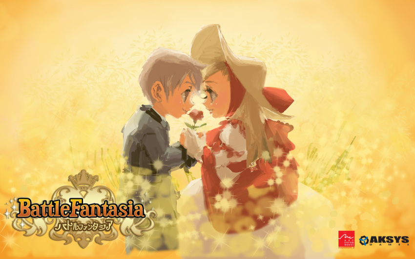 arc_system_works, ashley_loveless, battle_fantasia, child, flower, hat, iwasaki_emiko, olivia_von_roselia