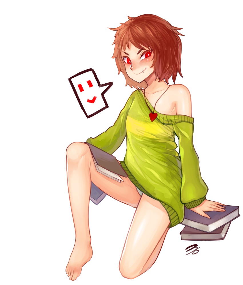 >:), 1girl, 3gs, amulet, bad_id, bad_pixiv_id, book, brown_hair
