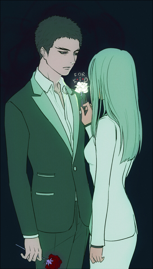 10s, 1boy, 1girl, aqua_hair, arm_at_side, bad_id, bad_pixiv_id, breasts