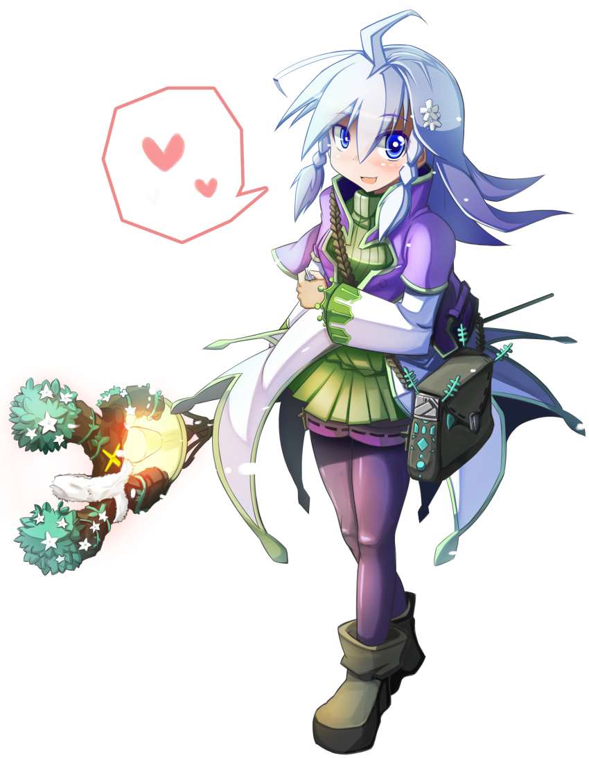 1girl, aromage_jasmine, blue_eyes, blush, boots, duel_monster, female_focus, flower