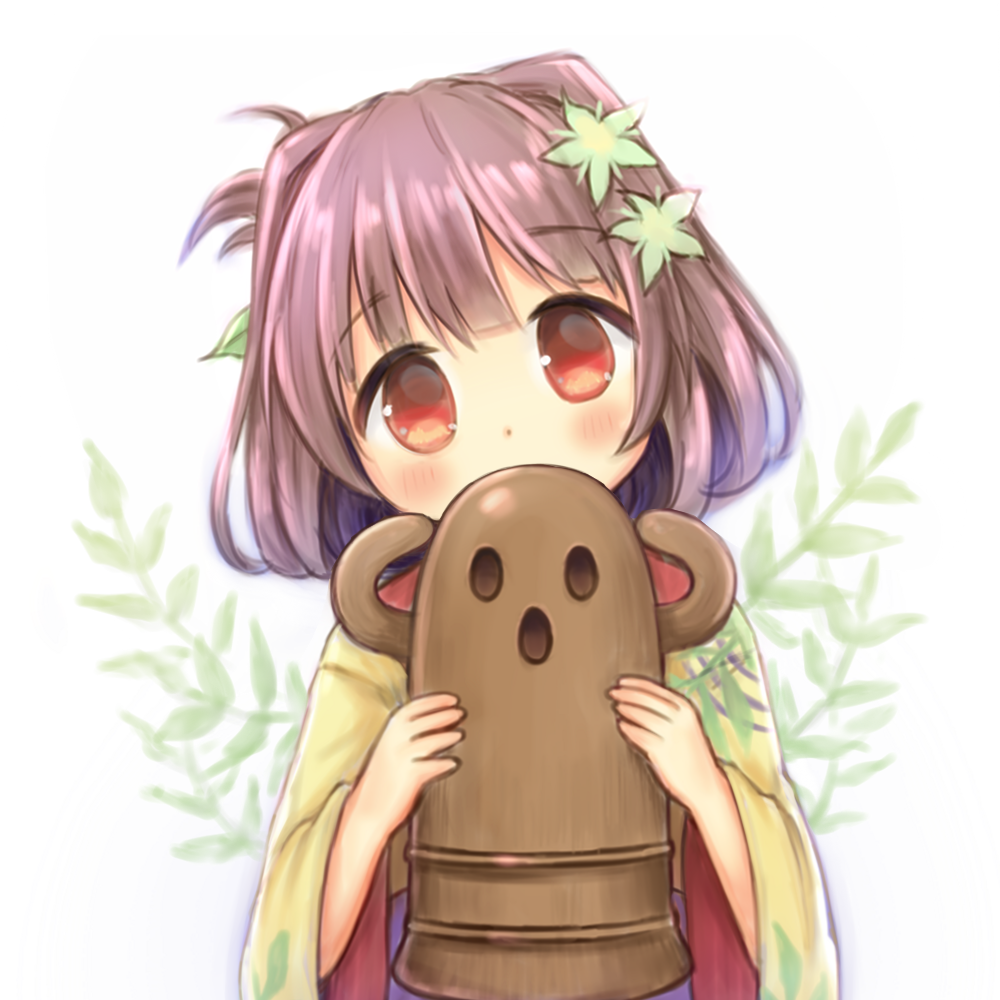 1girl, blush, female_focus, flower_knight_girl, hair_ornament, haze_(flower_knight_girl), japanese_clothes, kimono