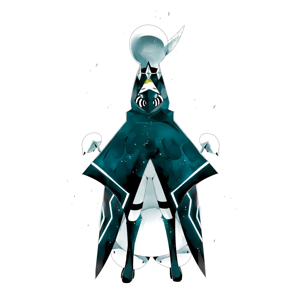 1boy, back-to-back, bad_id, bad_pixiv_id, blonde_hair, bodysuit, boots, cloak