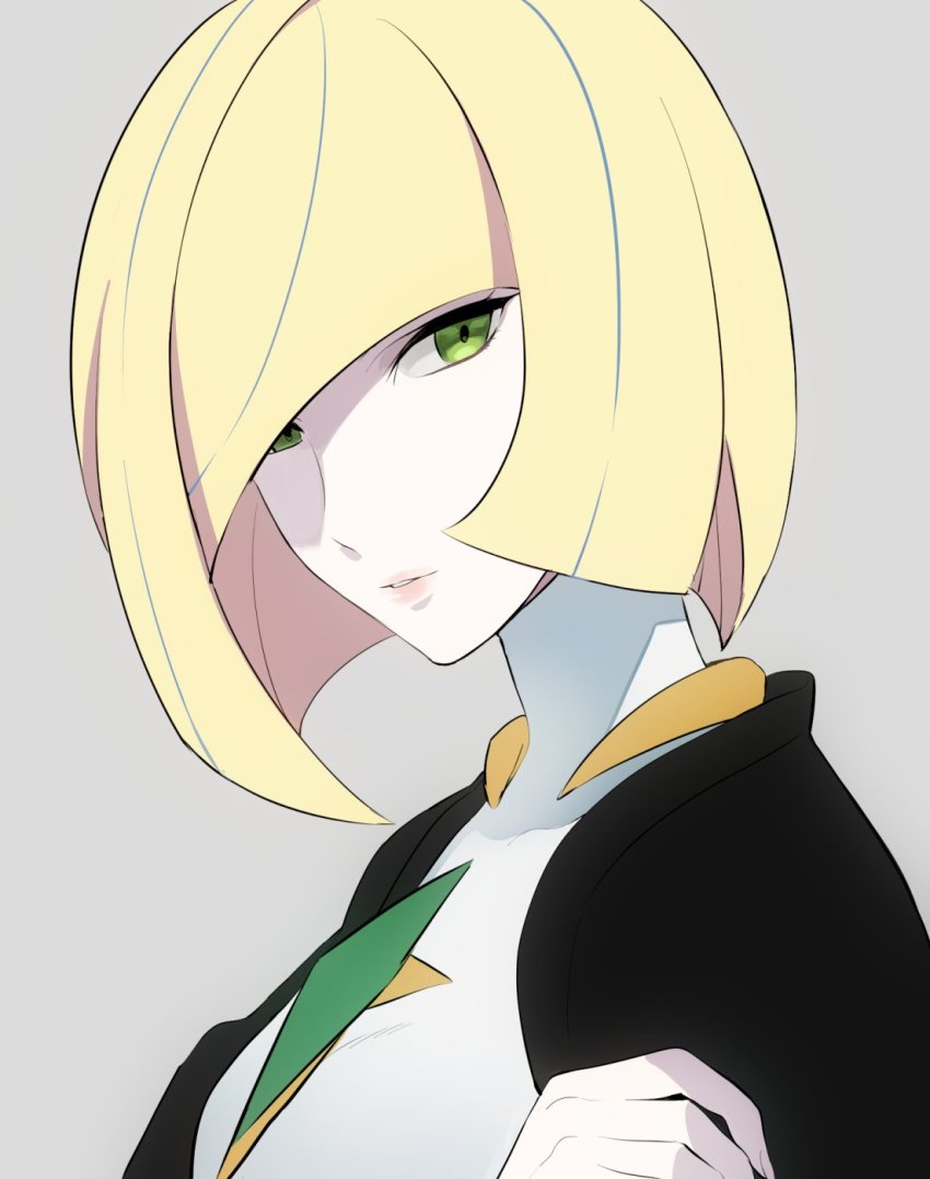 1girl, alternate_hair_length_(shorter), alternate_hairstyle, bad_id, bad_twitter_id, blonde_hair, close-up, crystal