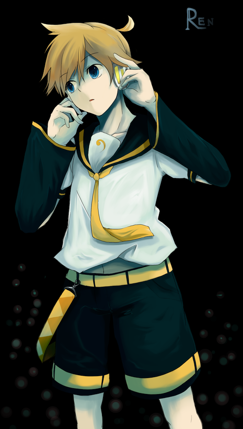 1boy, bad_id, bad_pixiv_id, blonde_hair, blue_eyes, kagamine_len, male_focus, school_uniform