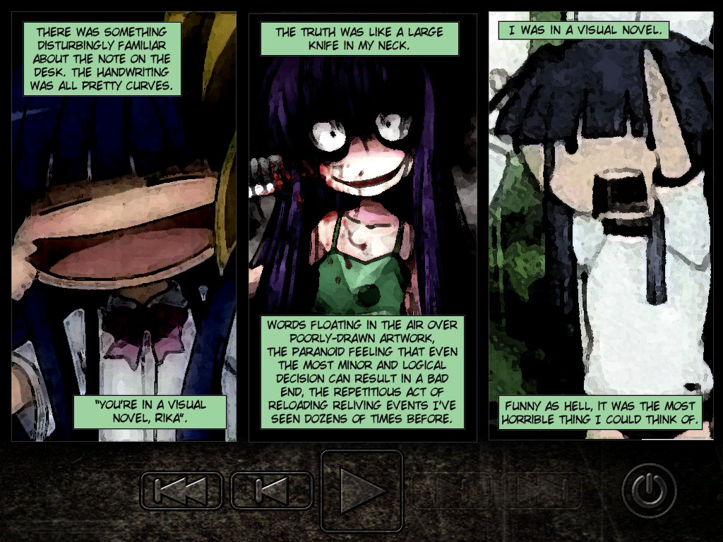 blue_hair, furude_rika, higurashi_no_naku_koro_ni, long_hair, max_payne, max_payne_(series), parody, purple_eyes