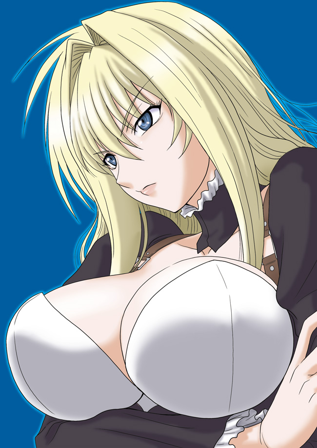 00s, 1girl, blonde_hair, blue_eyes, breasts, female_focus, large_breasts, long_hair