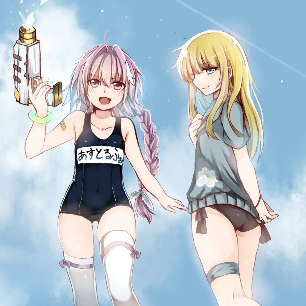 1boy, androgynous, ass, astolfo_(fate), astolfo_(otokonoko_idol)_(fate), bad_id, bad_pixiv_id, blonde_hair
