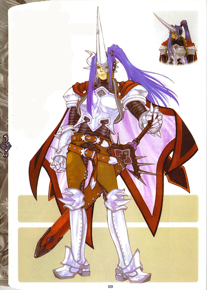 1boy, boots, game_arts, grandia, grandia_ii, half_mask, highres, kanoe_youshi