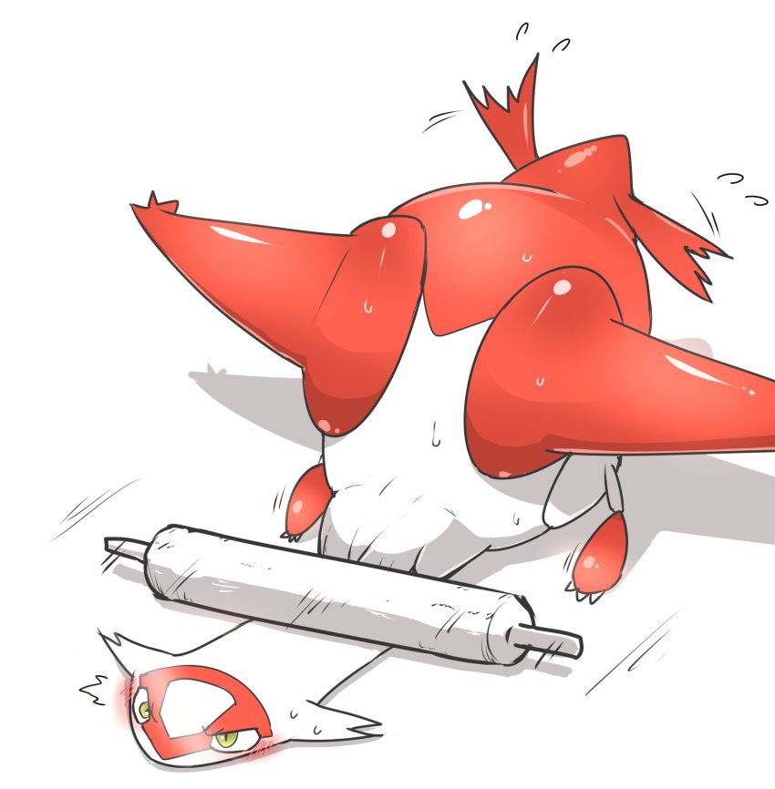 1girl, brown_eyes, gen_3_pokemon, highres, latias, legendary_pokemon, nintendo, no_humans