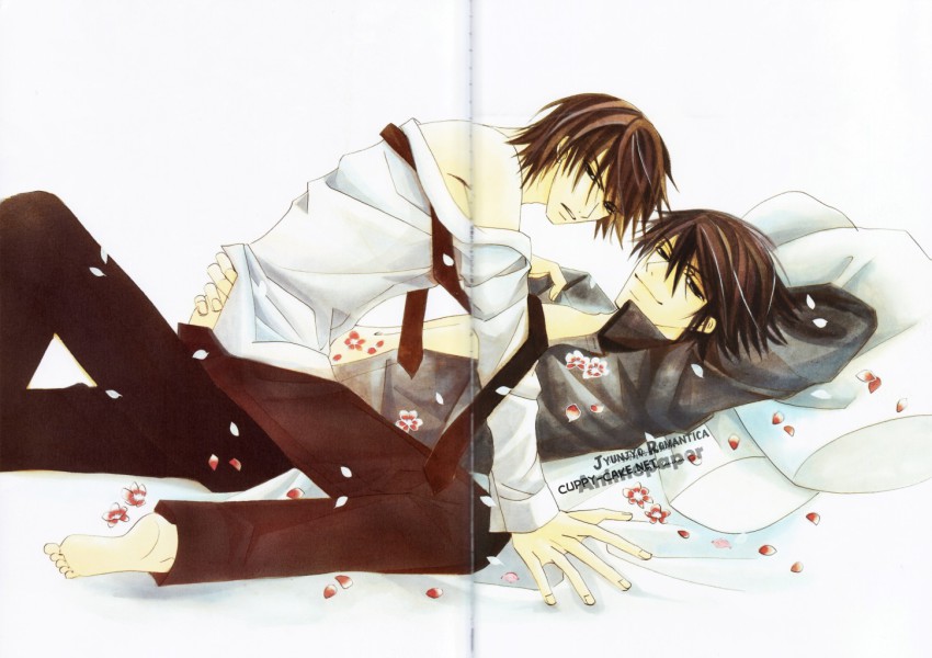00s, 2boys, comic, crease, hiroki_kamijou, junjou_egoist, junjou_romantica, kamijou_hiroki