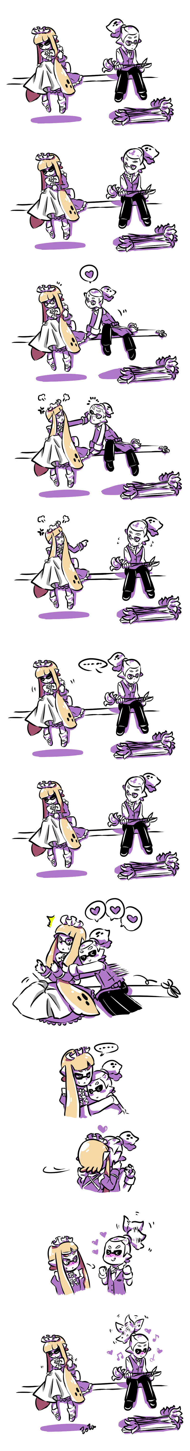 >_<, ..., 1boy, 1girl, :d, ^^^, absurdres, anger_vein