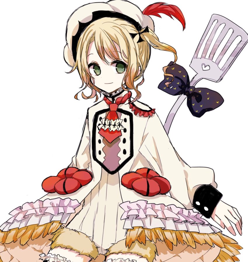 10s, 1girl, bad_id, bad_twitter_id, blonde_hair, female_focus, green_eyes, highres