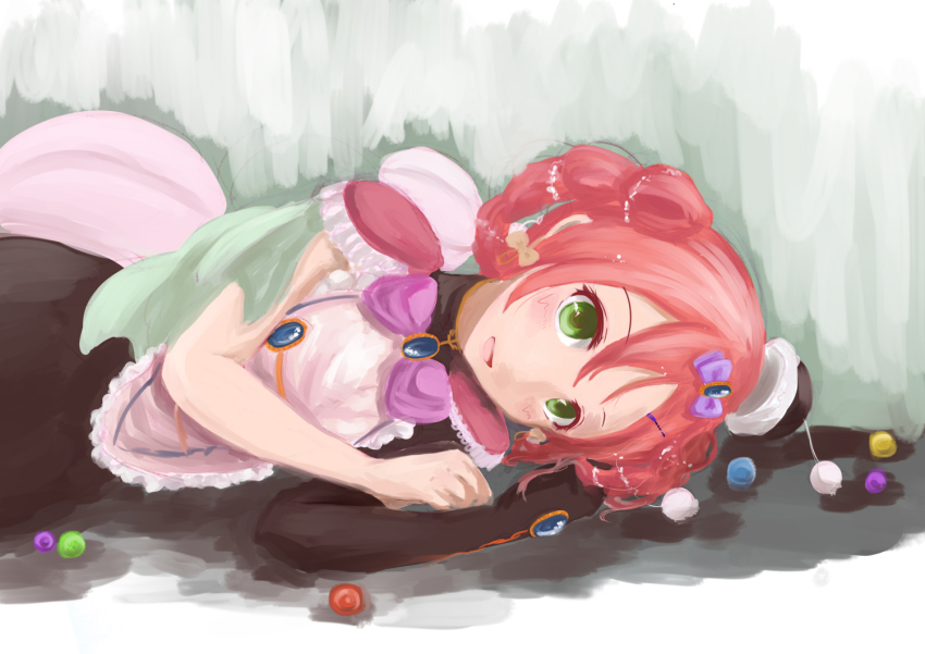 10s, 1girl, bad_id, bad_pixiv_id, bluebell_candy, braid, candy, female_focus