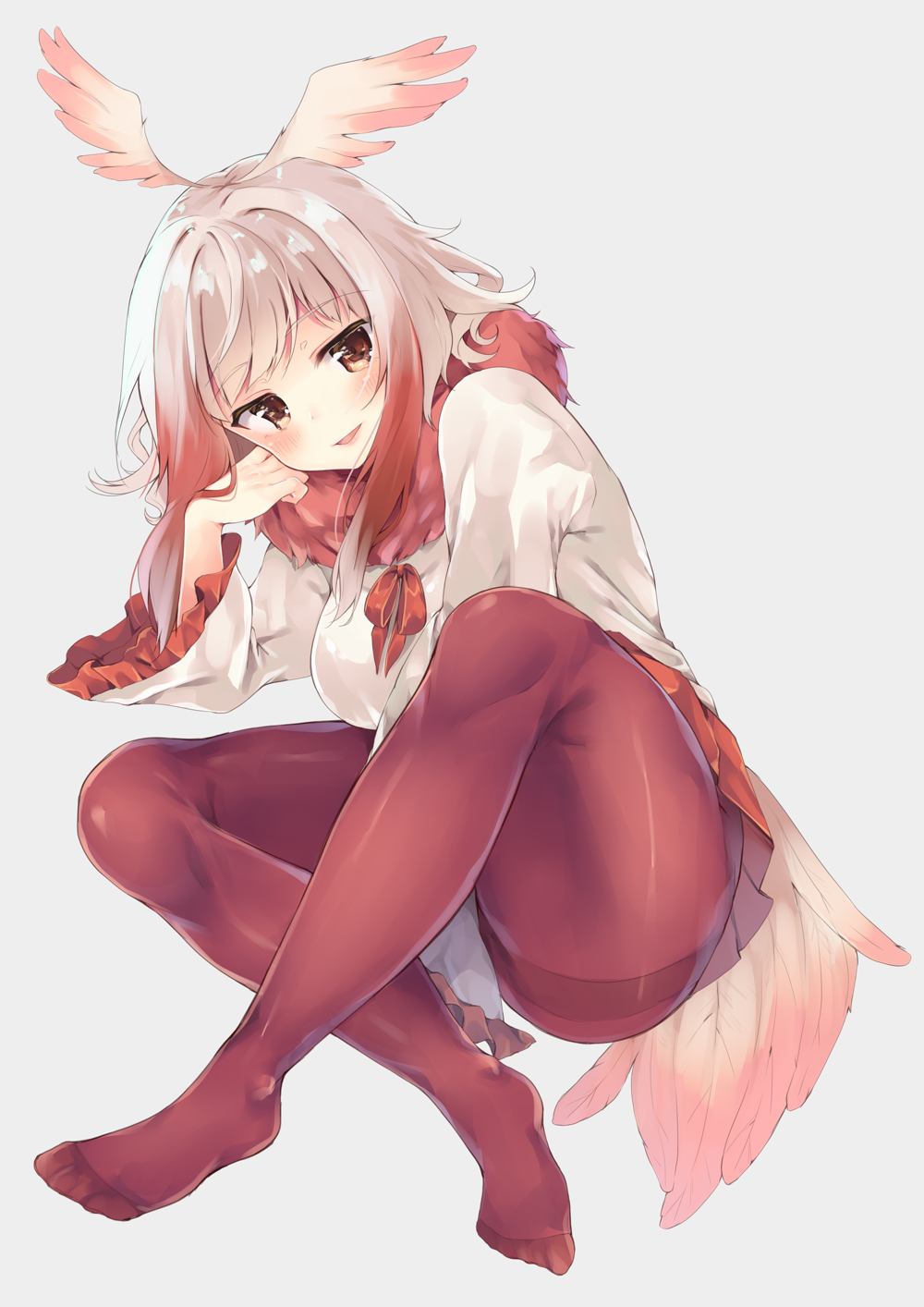 10s, 1girl, blush, breasts, brown_hair, feet, female_focus, full_body