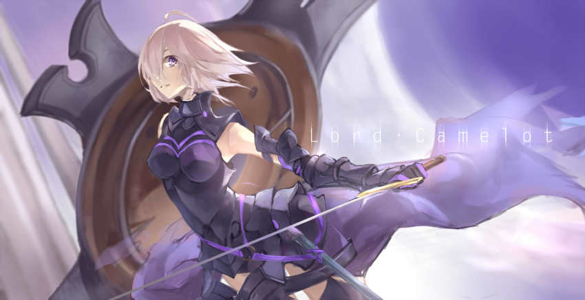 1girl, ahoge, bare_shoulders, breasts, erm_(doubledream), fate/grand_order, fate_(series), female_focus