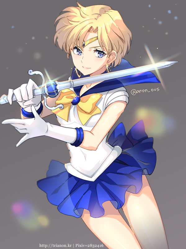 1girl, bad_id, bad_pixiv_id, bishoujo_senshi_sailor_moon, blonde_hair, blue_bow, blue_eyes, blue_sailor_collar