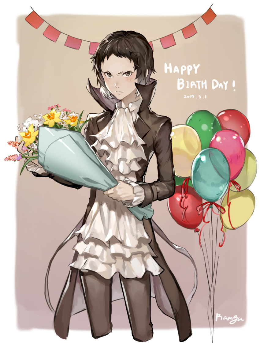 !, 10s, 1boy, 2017, absurdres, akutagawa_ryuunosuke, akutagawa_ryuunosuke_(bungou_stray_dogs), artist_name