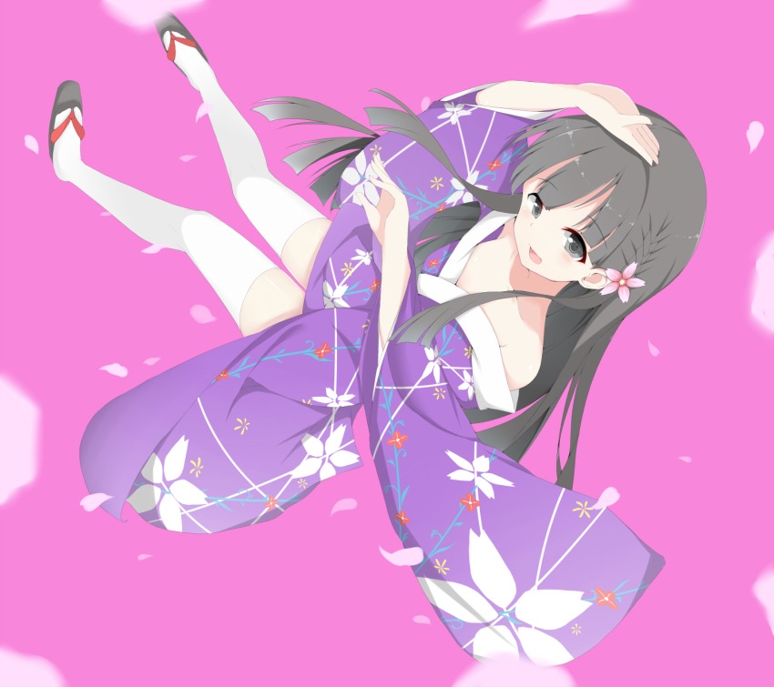 10s, 1girl, bad_id, bad_pixiv_id, bare_shoulders, black_eyes, black_hair, blush