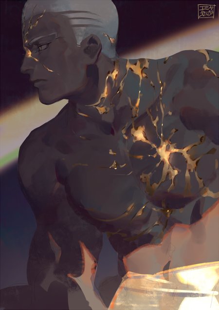 1boy, archer_(fate), dark-skinned_male, dark_skin, emiya_alter, emiya_alter_(third_ascension), fate/grand_order, fate_(series)