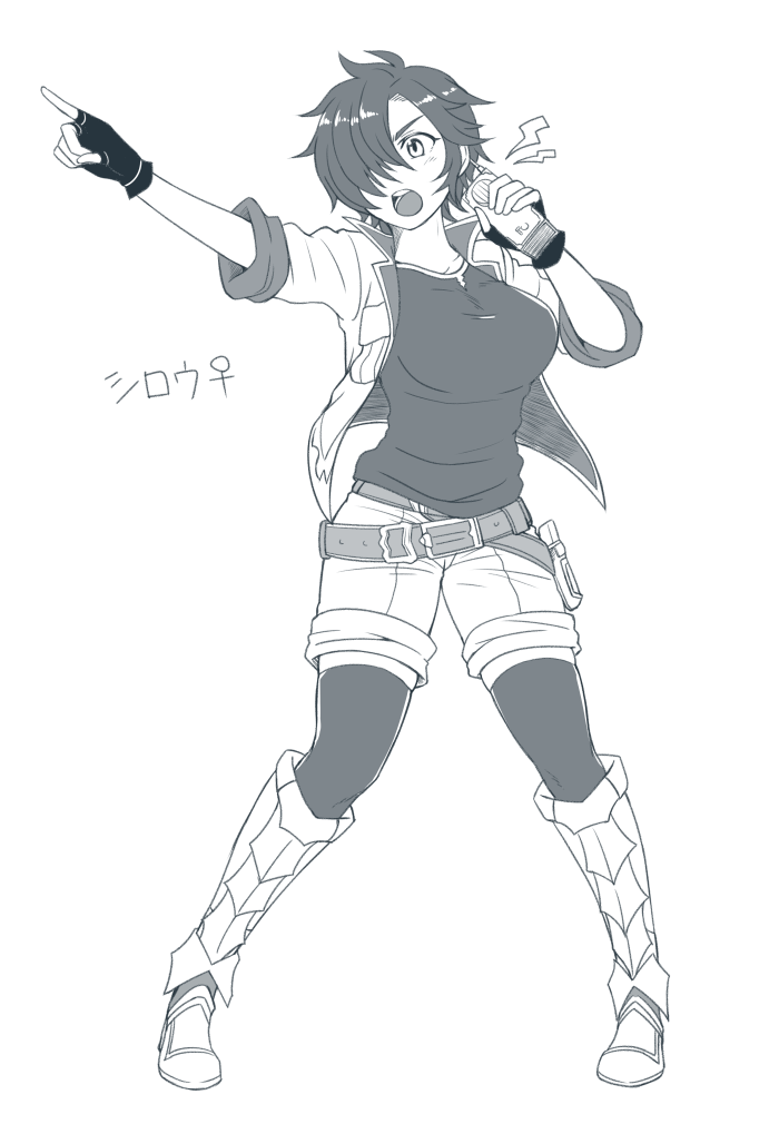 10s, 1girl, belt, boots, female_focus, fingerless_gloves, full_body, genderswap