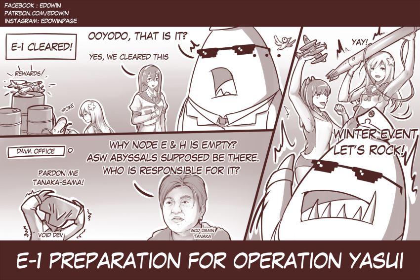 10s, 3girls, admiral_(kancolle), aircraft, airplane, bird, crossover, dota_(series)