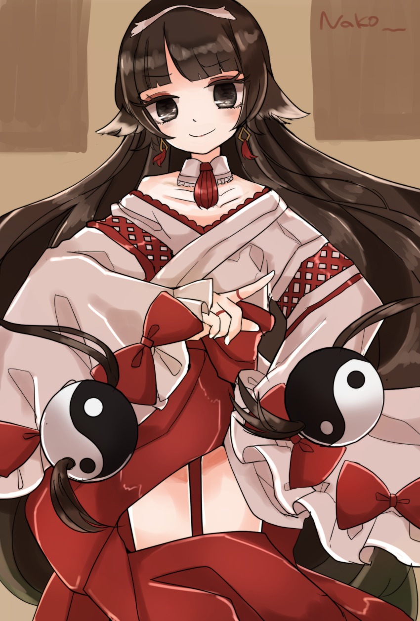 10s, 1girl, black_eyes, black_hair, butter_run, female_focus, highres, japanese_clothes