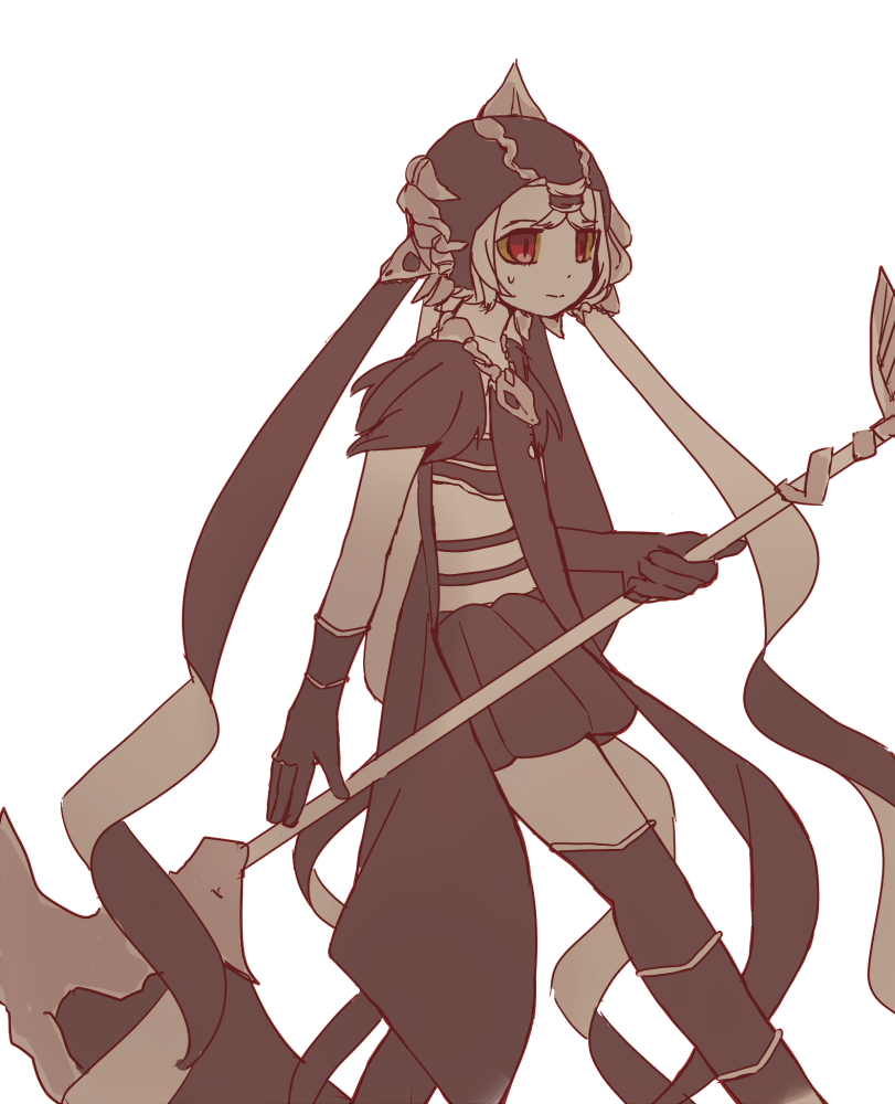 10s, 1girl, butter_run, female_focus, gloves, hat, mahou_shoujo_ikusei_keikaku, mahou_shoujo_ikusei_keikaku_breakdown