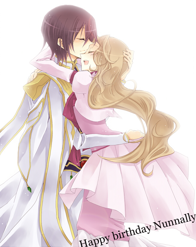 00s, 1boy, 1girl, bad_id, bad_pixiv_id, brother_and_sister, brown_hair, code_geass