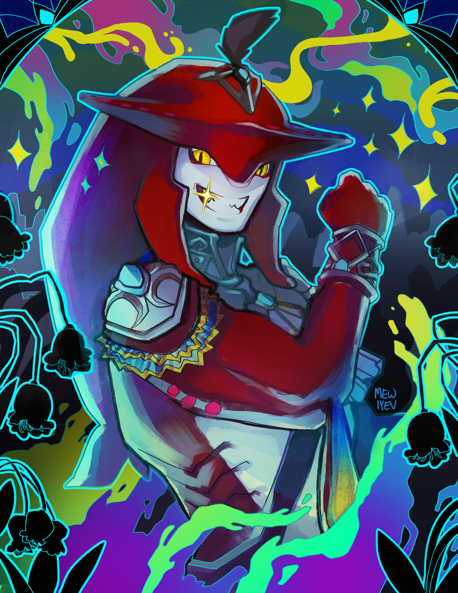 1boy, biceps, fins, fish_boy, highres, jewelry, looking_at_viewer, male_focus