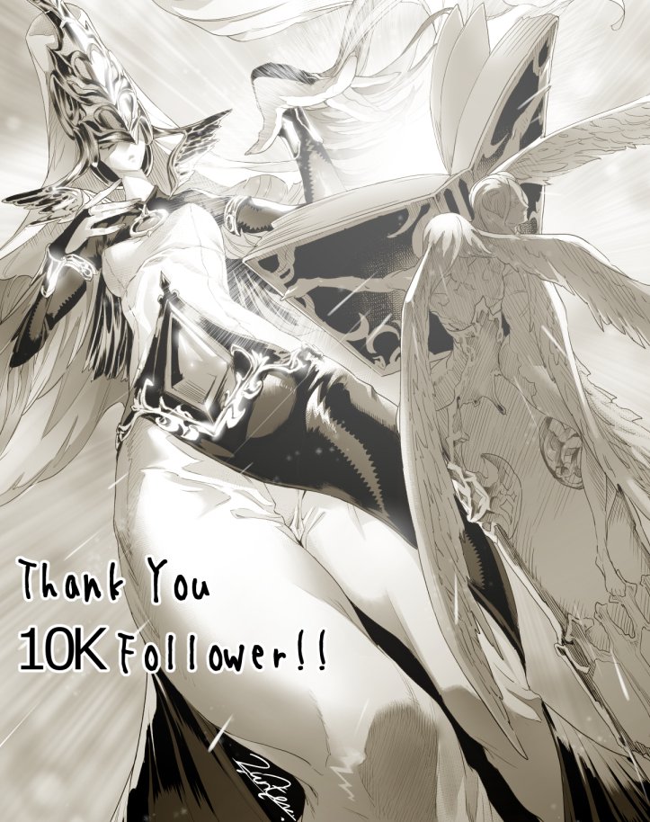 10s, book, bridal_veil, cape, dress, closed_eyes, feathered_wings, milestone_celebration, granblue_fantasy, halo, hat, veil, vohu_manah, wings, zunta