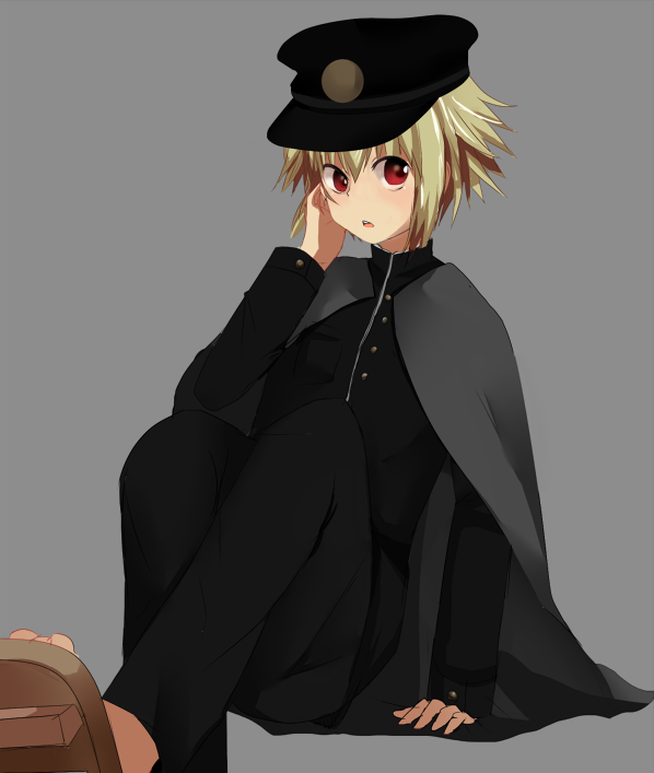 1girl, bad_id, bad_pixiv_id, female_focus, shochi, short_hair, solo, urotsuki