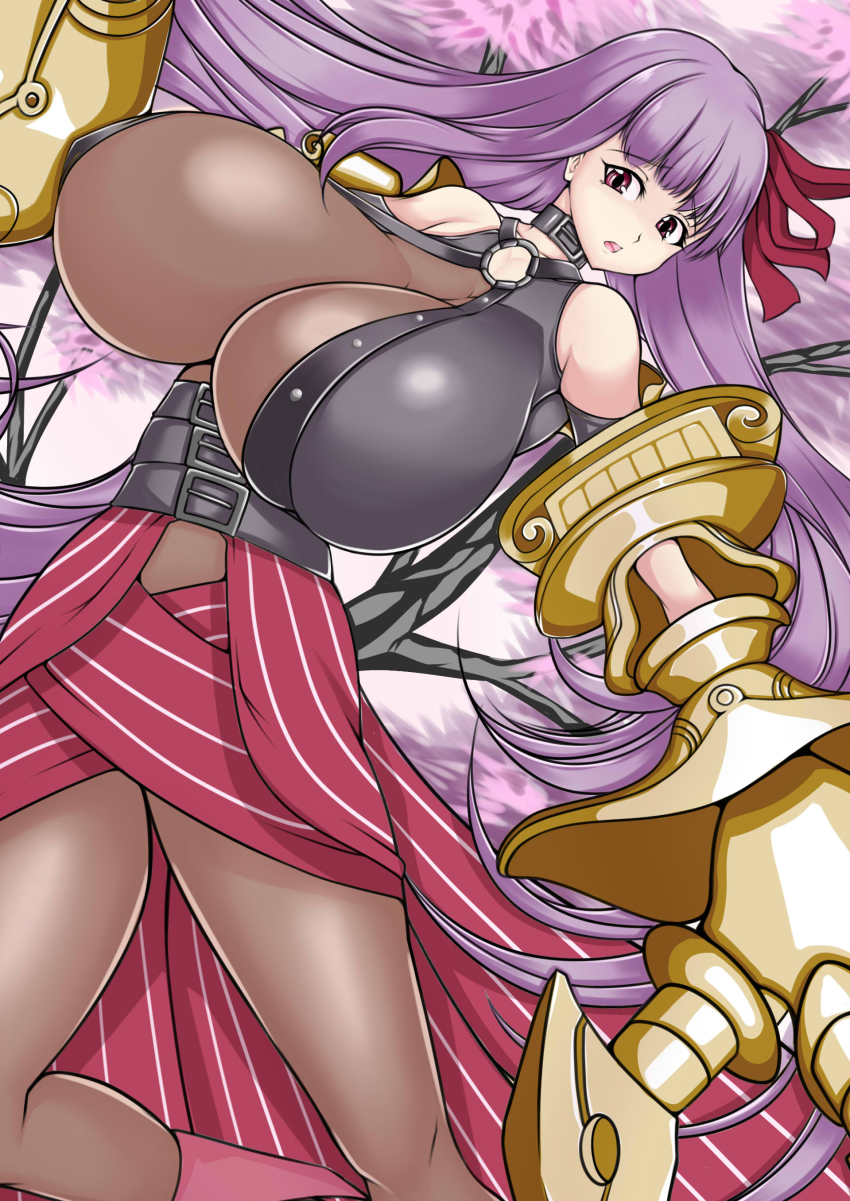 1girl, absurdres, bare_shoulders, breasts, cleavage, fate/extra, fate/extra_ccc, fate_(series)