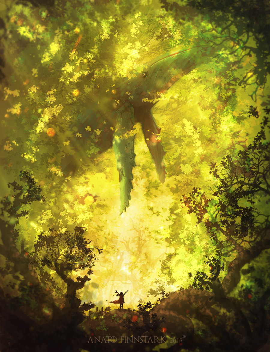 2017, anato_finnstark, androgynous, animal, arms_up, artist_name, branch, commentary