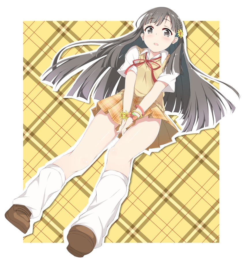 1girl, absurdres, bad_id, bad_pixiv_id, black_eyes, black_hair, blush, cosplay