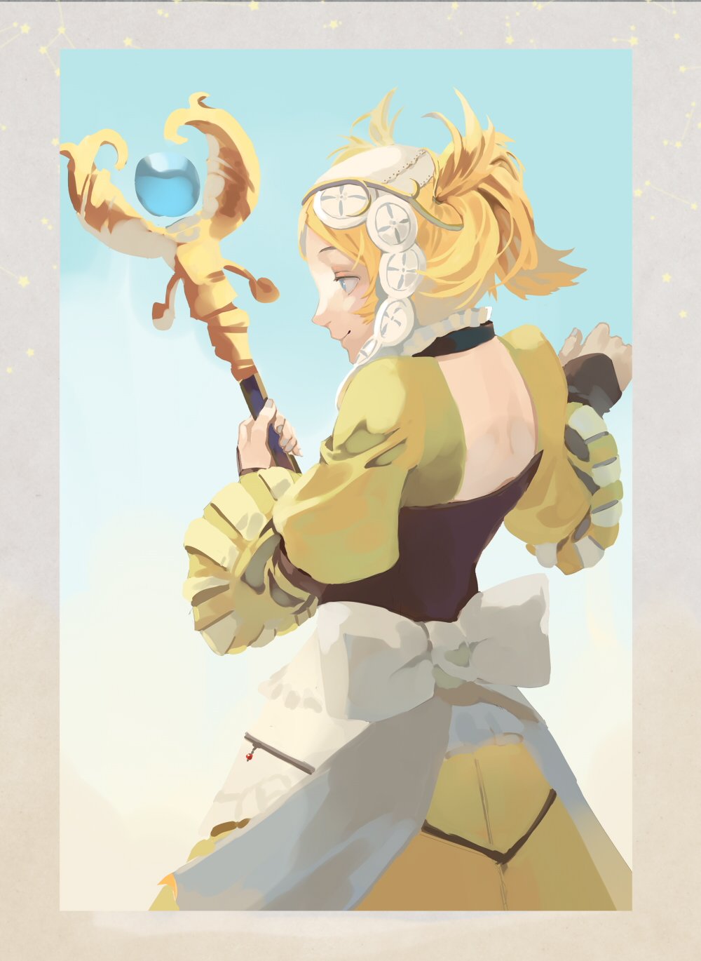 1girl, avvo_(ekireikirei), blonde_hair, dress, female_focus, fire_emblem, fire_emblem_awakening, highres