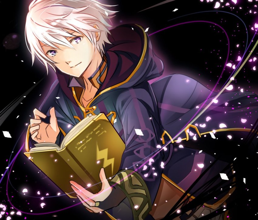 1boy, book, fire_emblem, fire_emblem_awakening, holding, holding_book, looking_at_viewer, male_focus