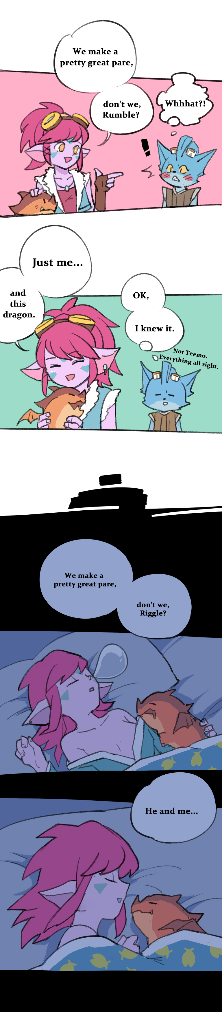 !, 1boy, 1girl, absurdres, bed, bed_sheet, blush, breasts